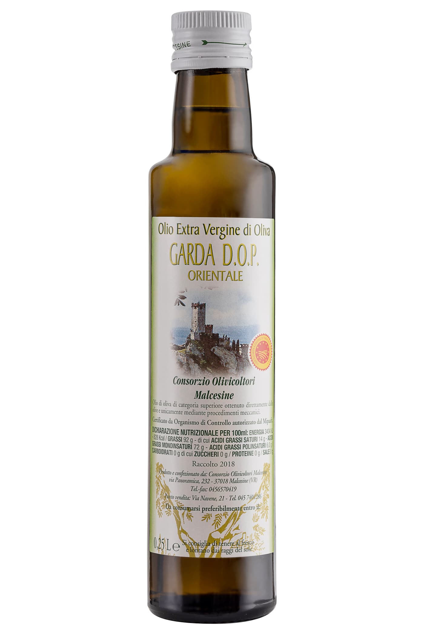 Garda DOP Orientale Olio Extravergine d'oliva 0,25 L